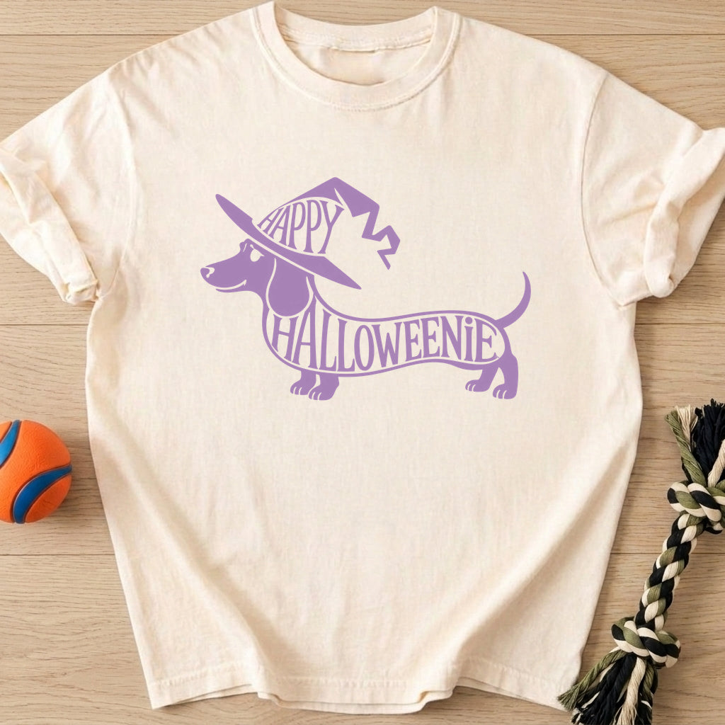 Happy Halloweenie T-Shirt – Ivory t-shirt