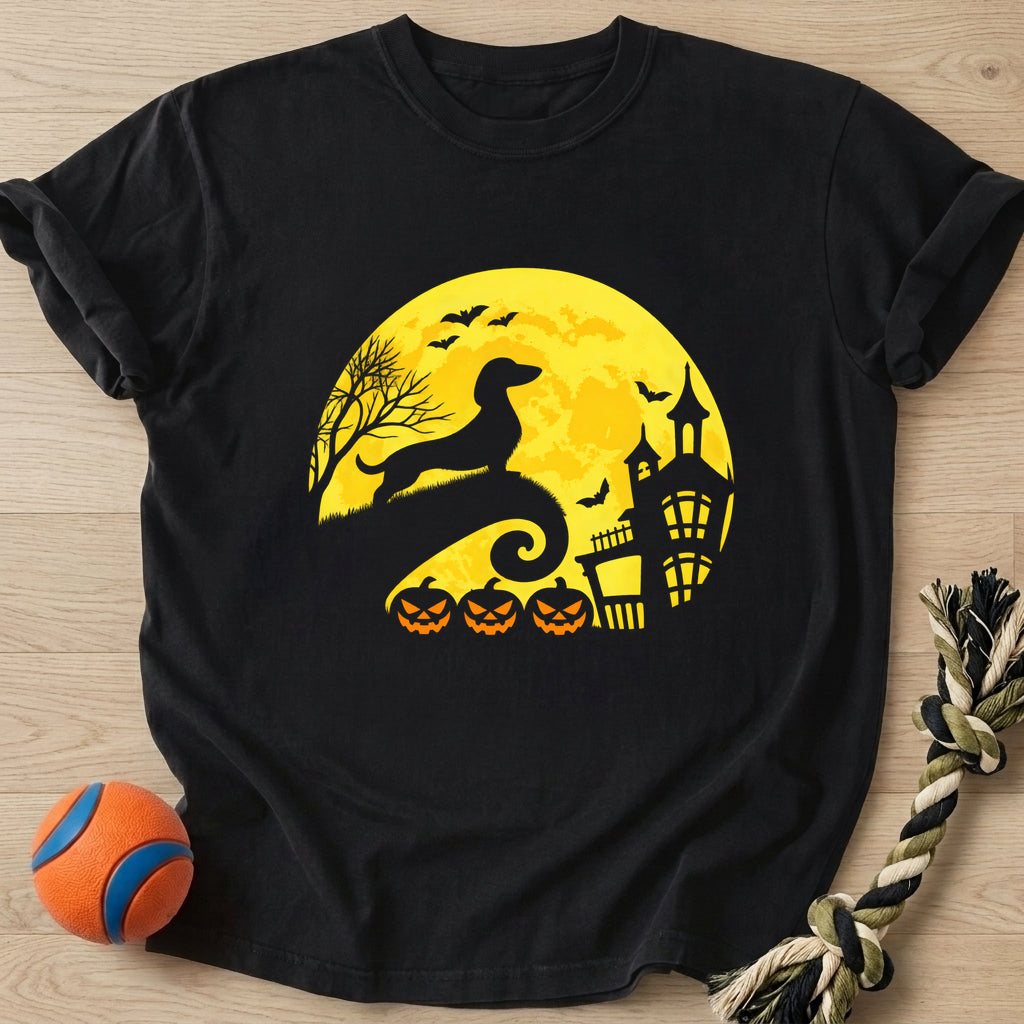 Haunted Doxie T-Shirt – Black t-shirt