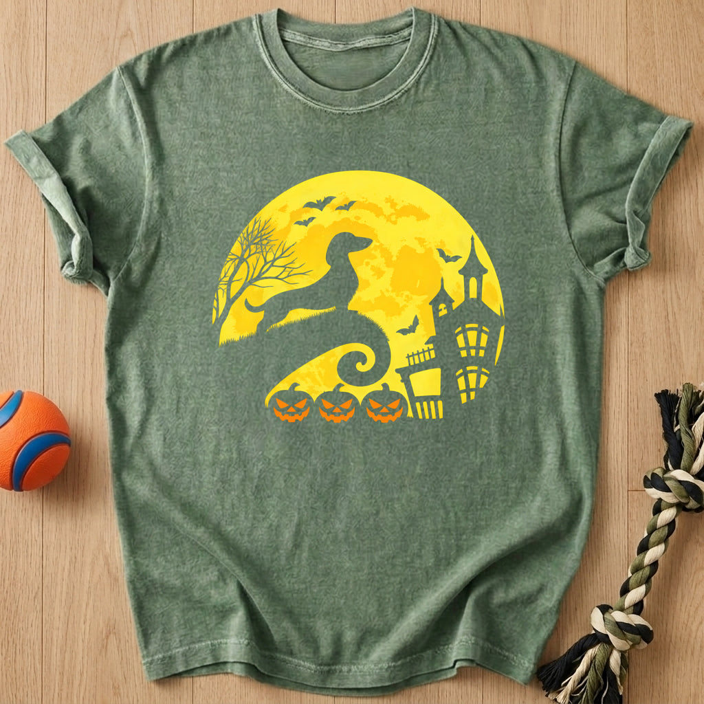 Haunted Doxie T-Shirt – Moss t-shirt