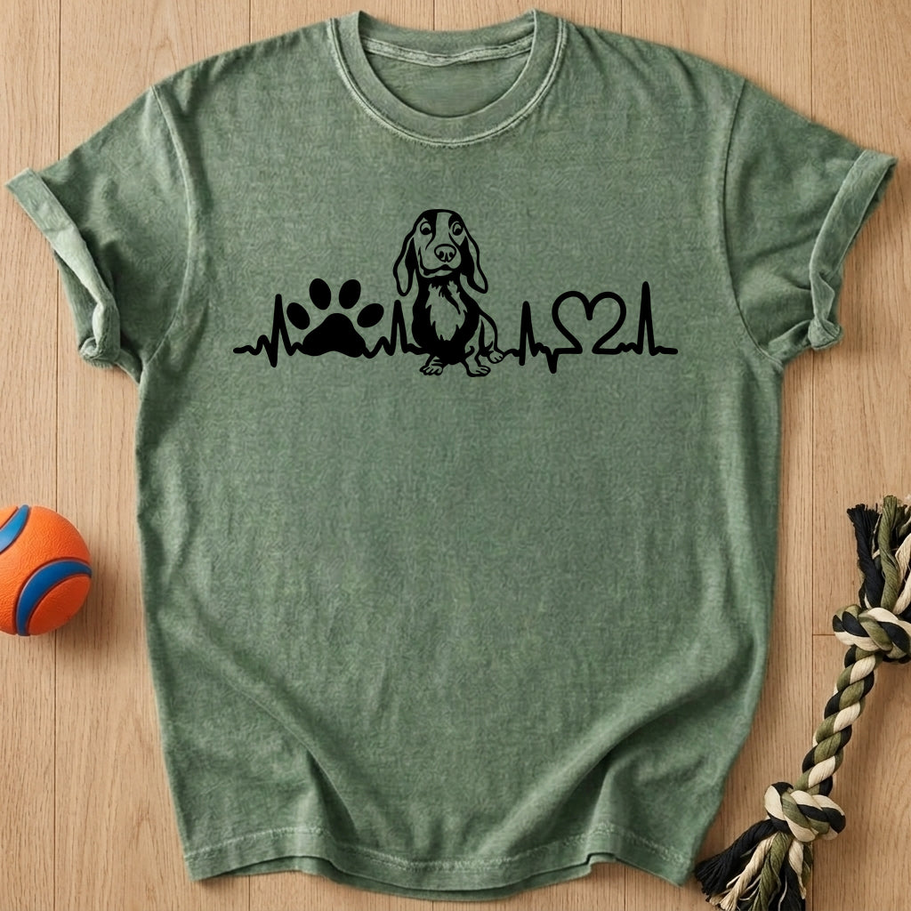 Heartbeat Line T-Shirt – Moss t-shirt