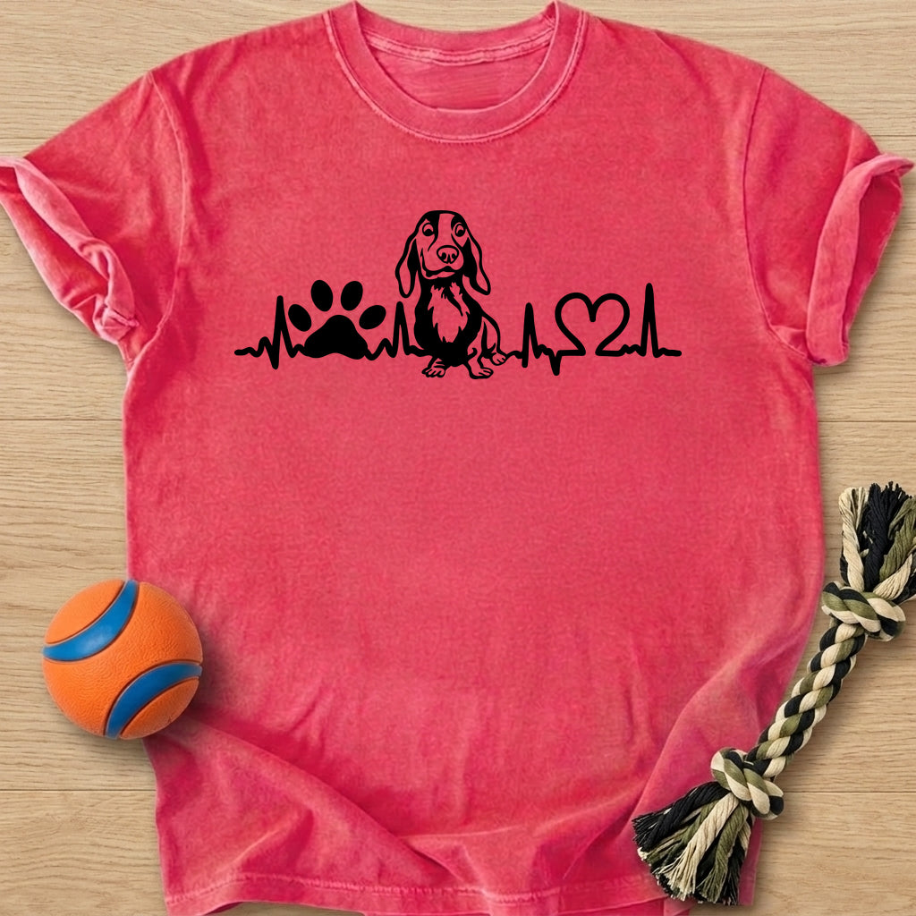 Heartbeat Line T-Shirt – Watermelon t-shirt