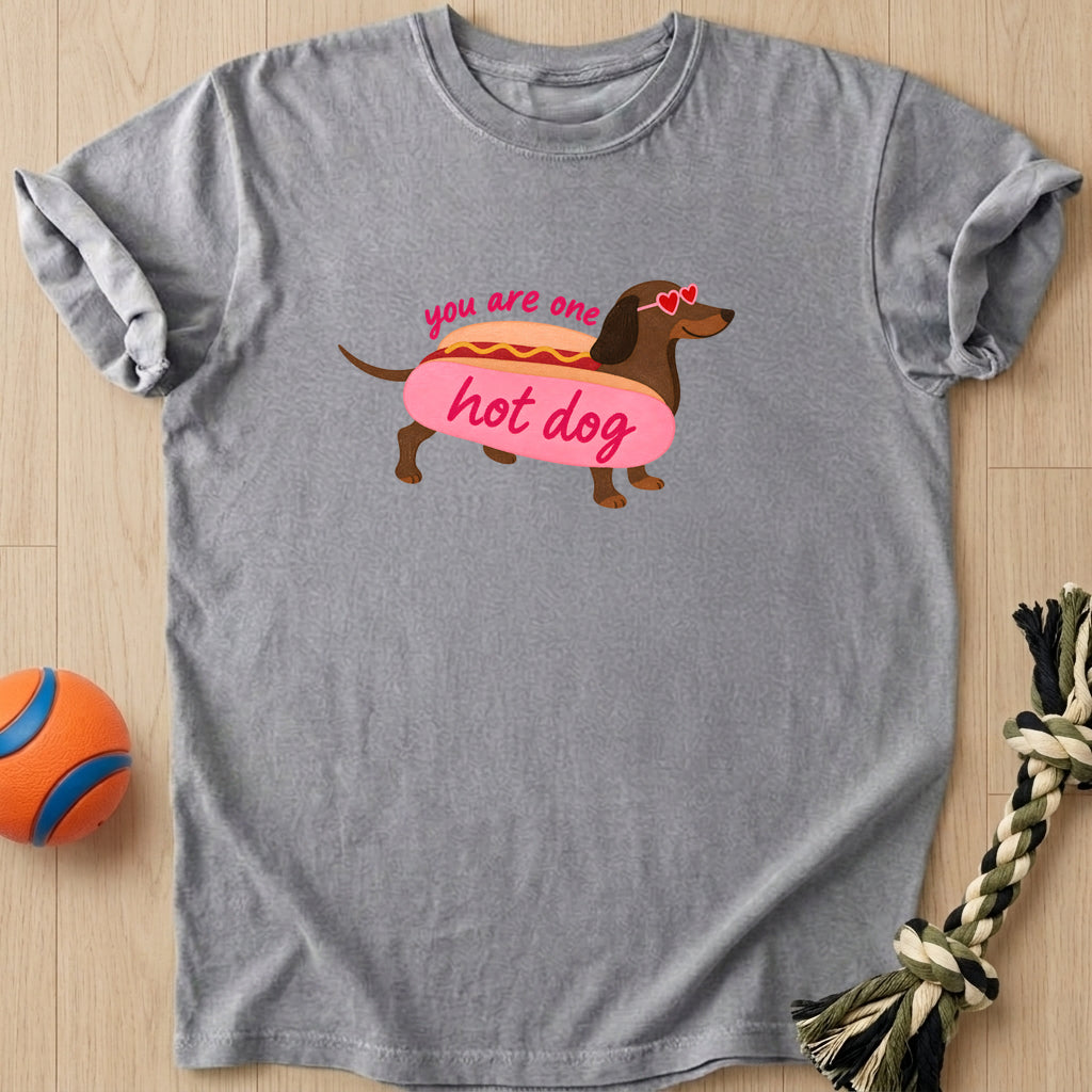 Hot Doxie T-Shirt – Grey t-shirt