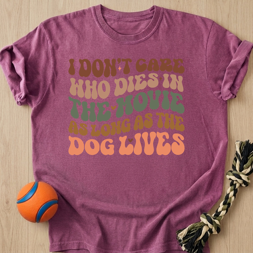 I Dont Care T-Shirt – Berry t-shirt