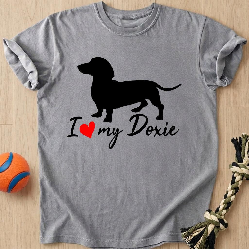 Ilovemydoxie T-Shirt – Grey t-shirt