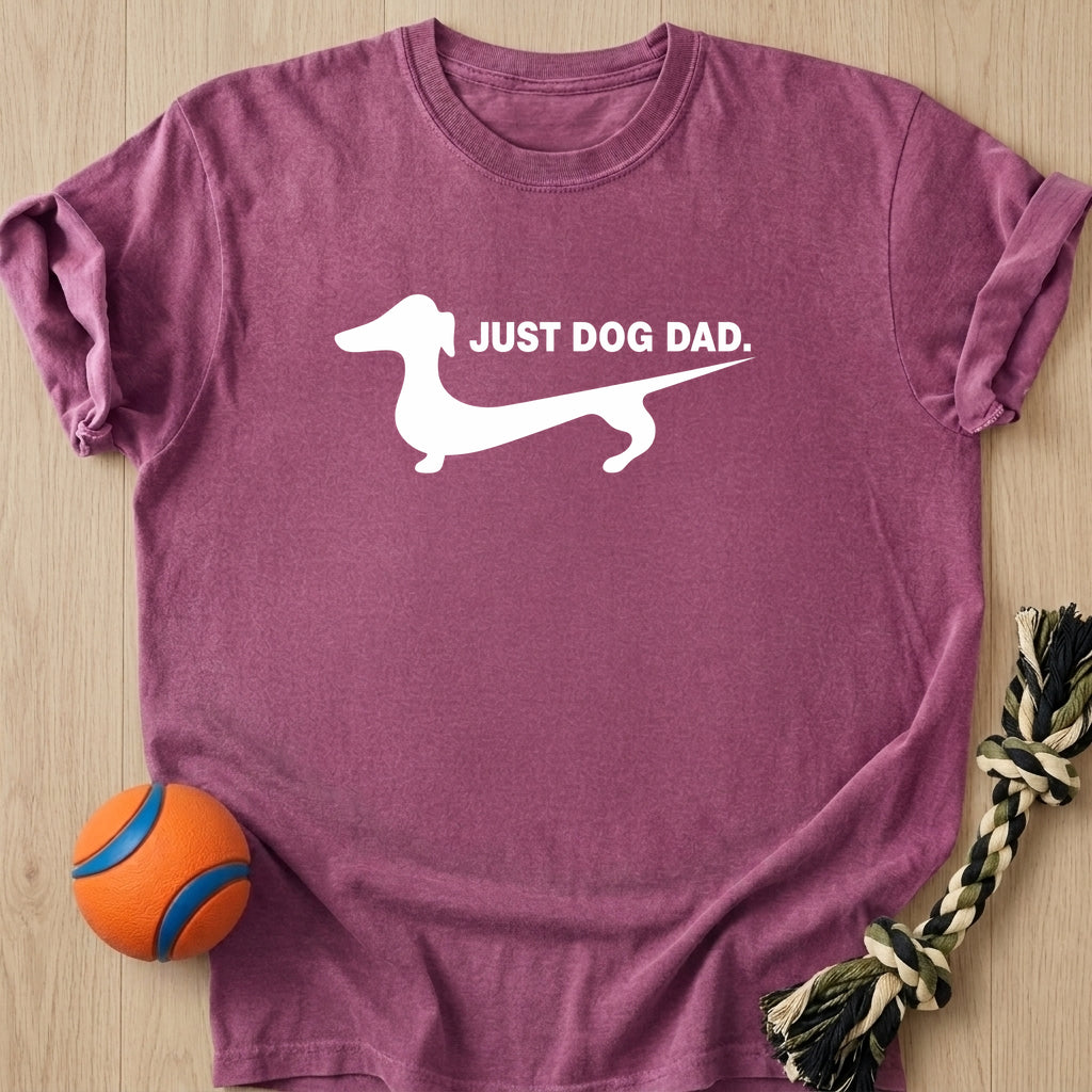 Just Dog Dad T-Shirt – Berry t-shirt