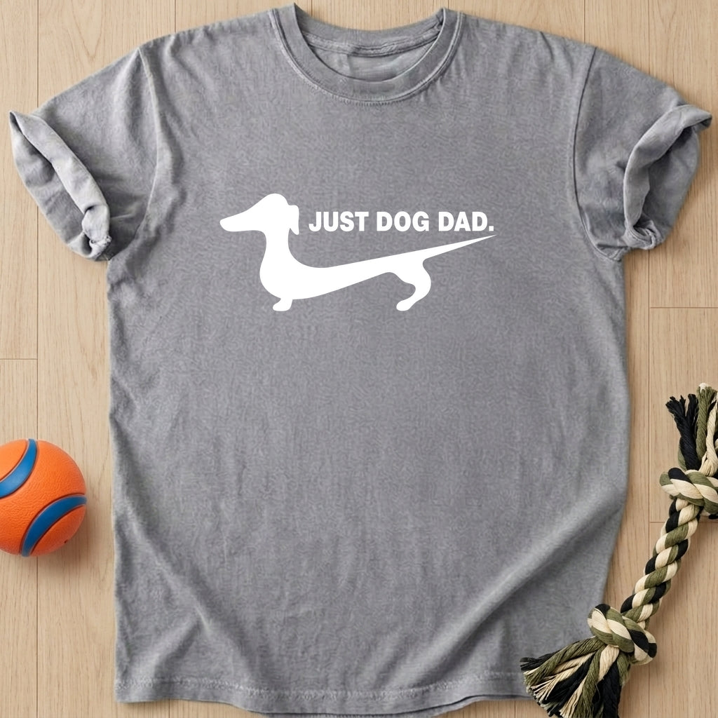 Just Dog Dad T-Shirt – Grey t-shirt