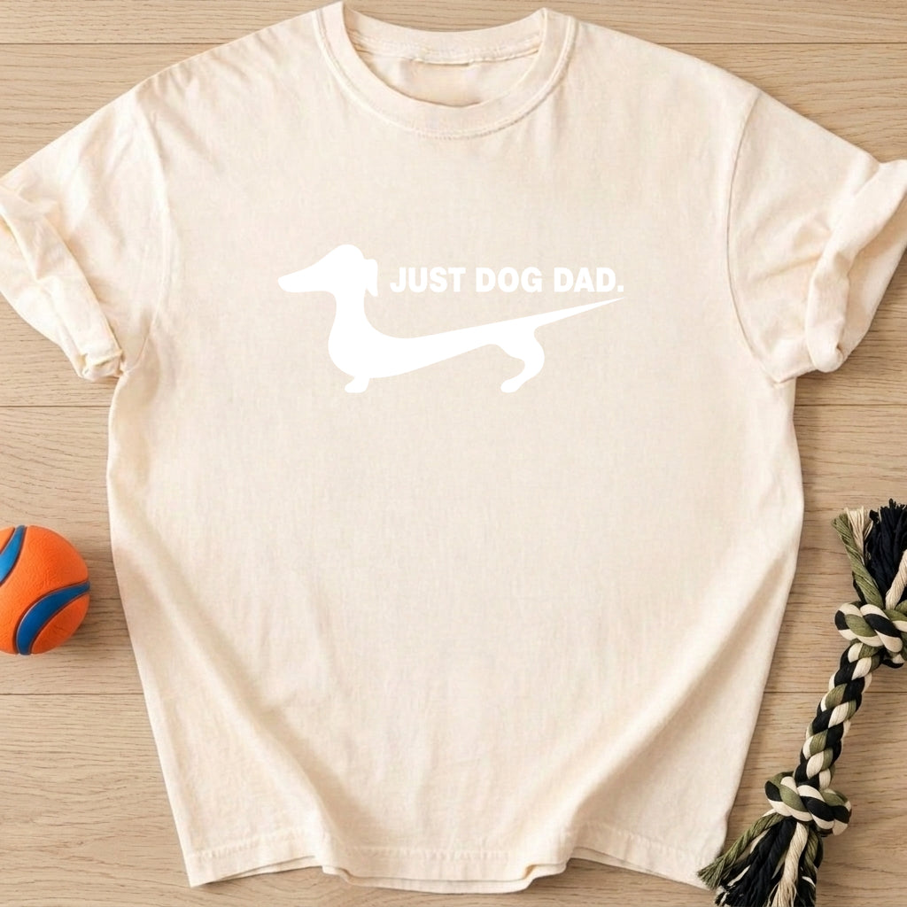 Just Dog Dad T-Shirt – Ivory t-shirt