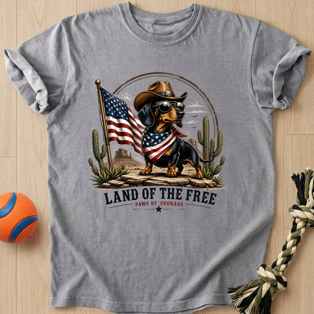 Land Of The Free T-Shirt – Grey t-shirt