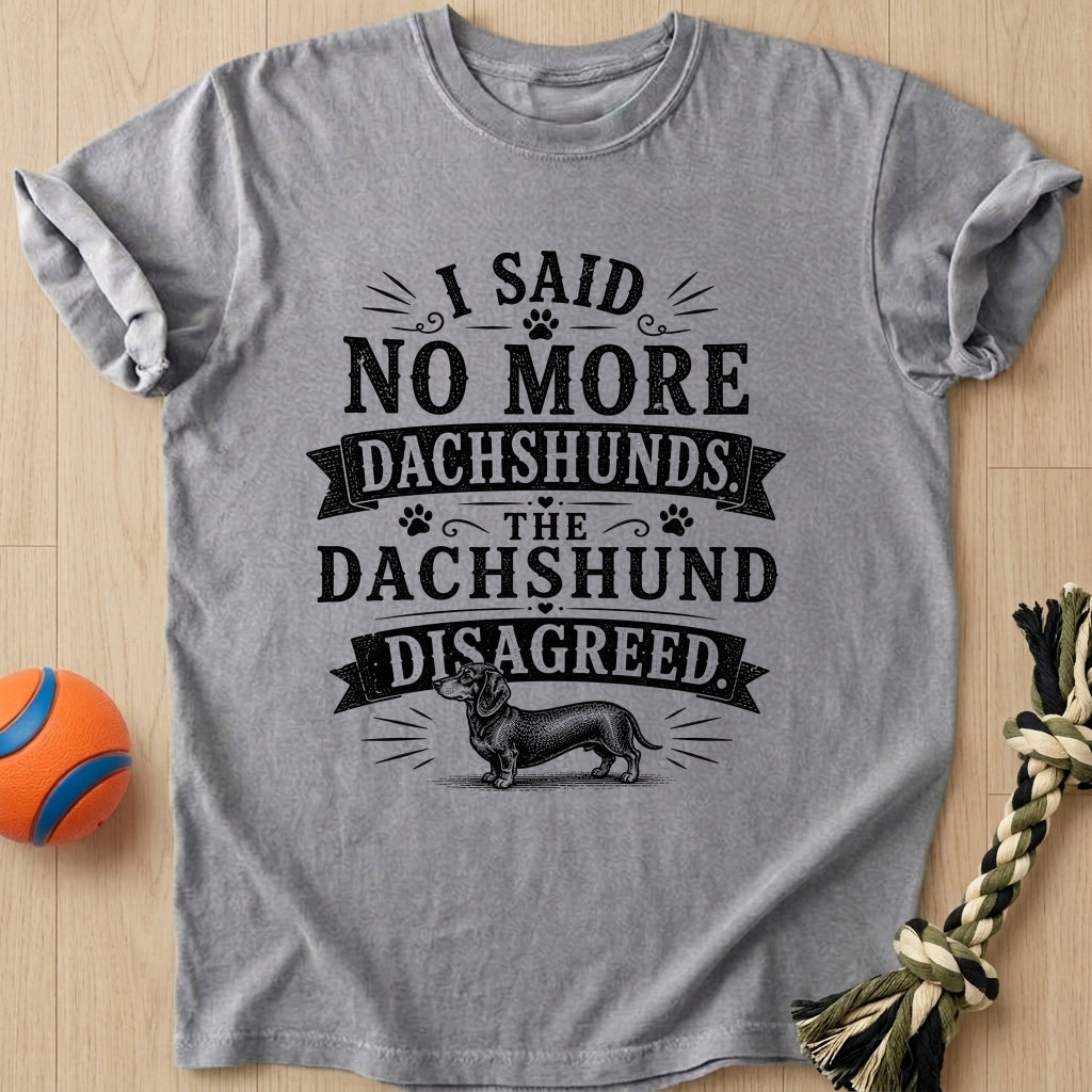 Last Dachshund T-Shirt – Grey t-shirt