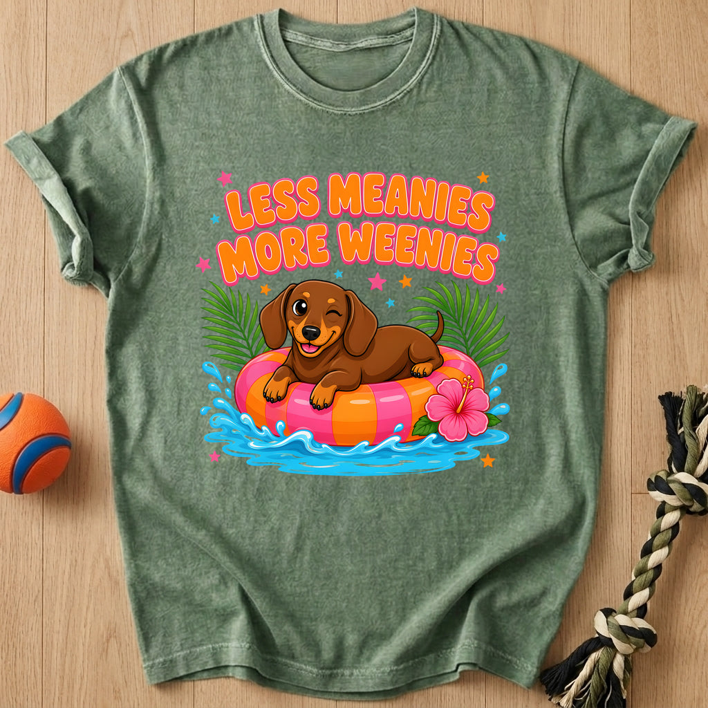 Less Meanies T-Shirt – Moss t-shirt