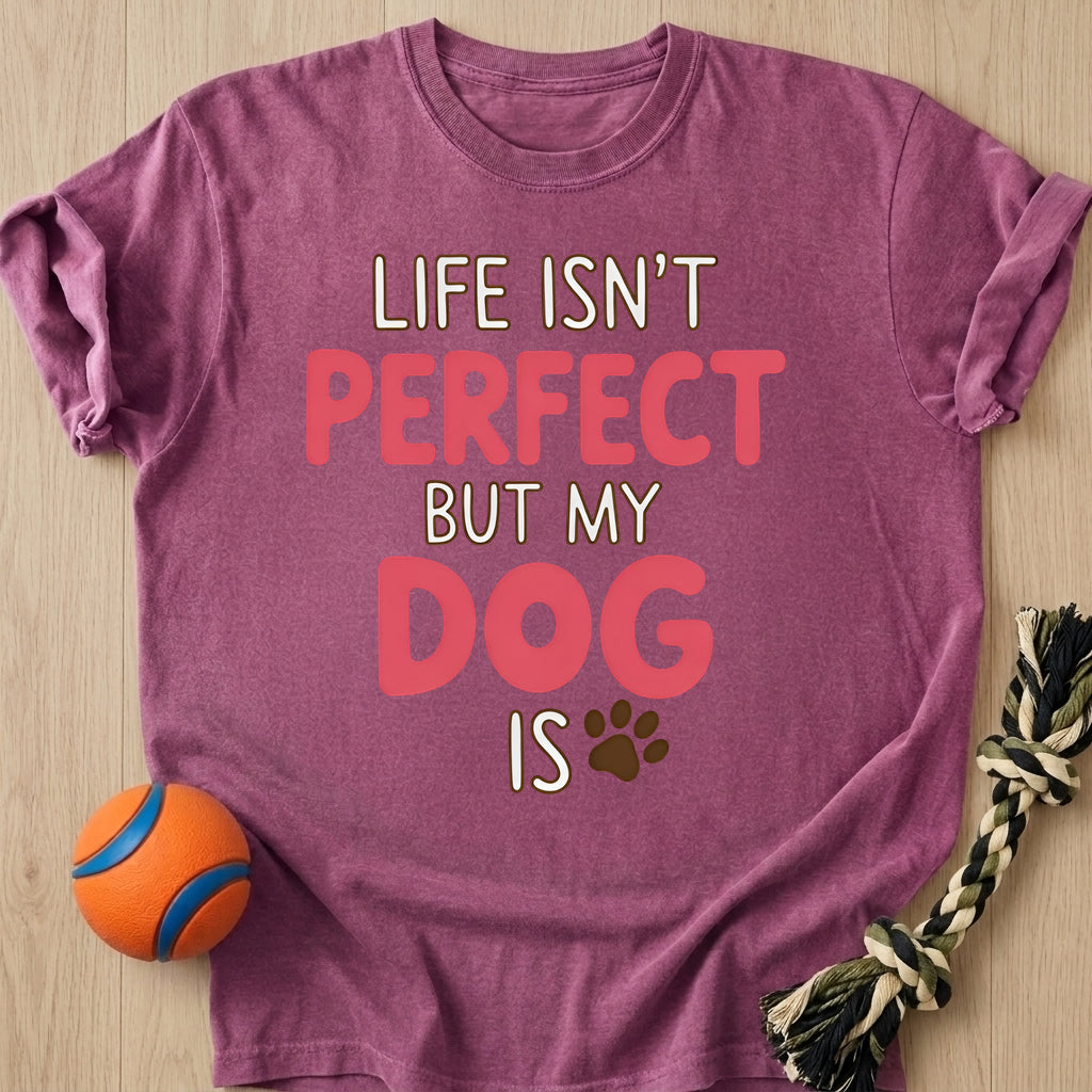 Life Isn't Perfect T-Shirt – Berry t-shirt