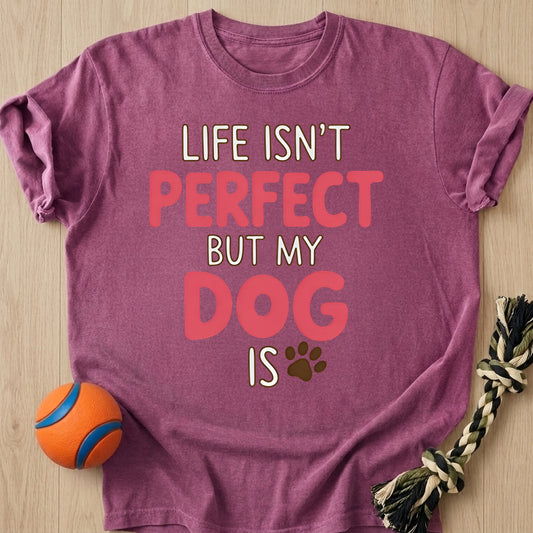 Life Isn't Perfect T-Shirt – Berry t-shirt