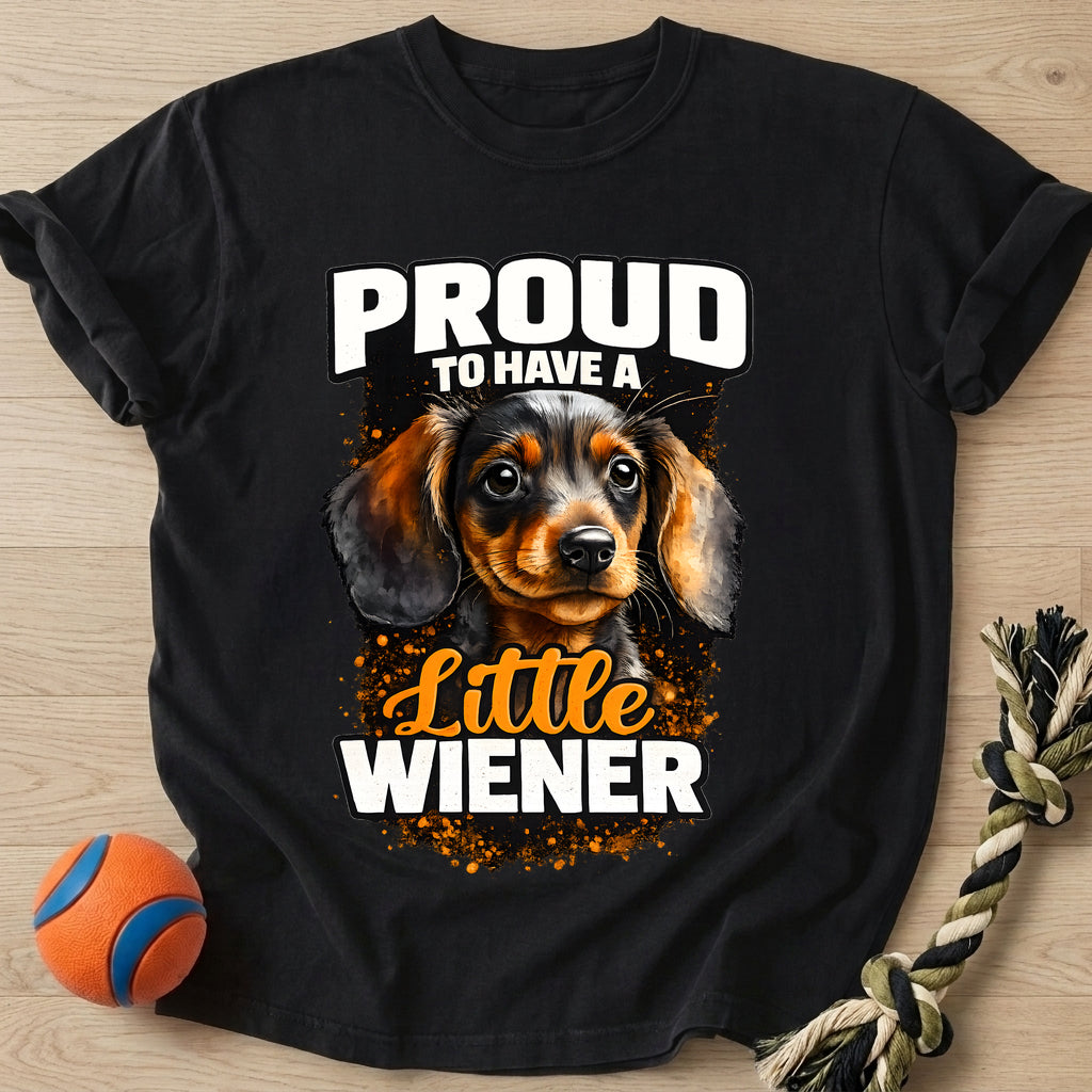 Little Wiener T-Shirt – Black t-shirt