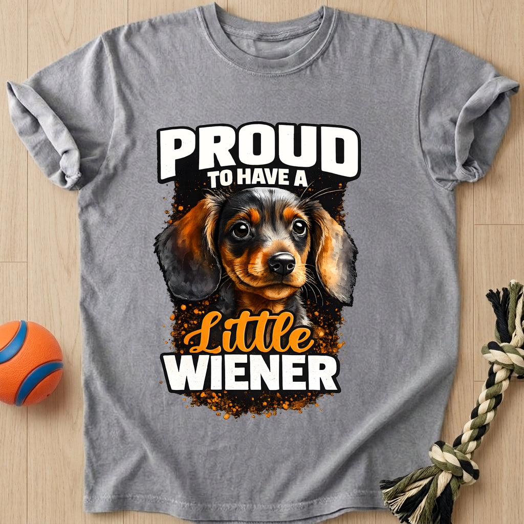 Little Wiener T-Shirt – Grey t-shirt