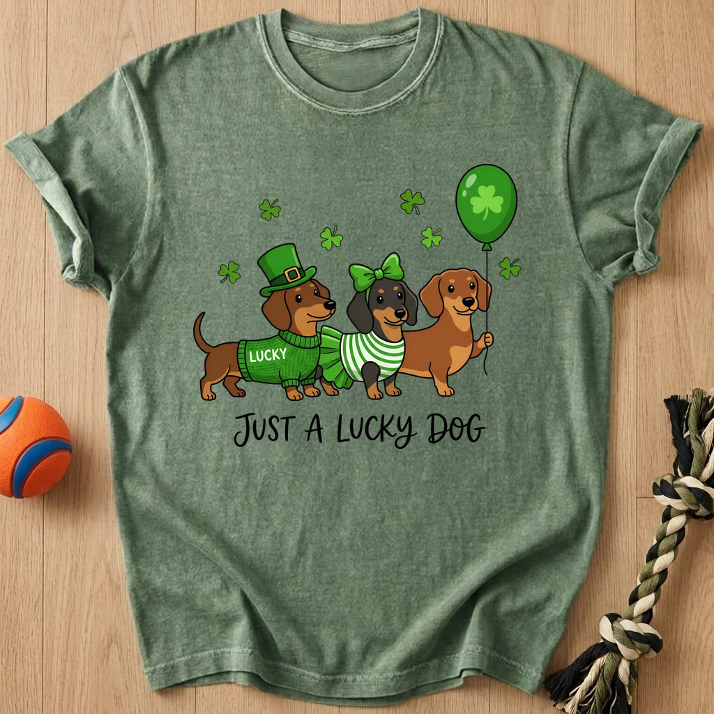 Lucky Dog T-Shirt – Moss t-shirt