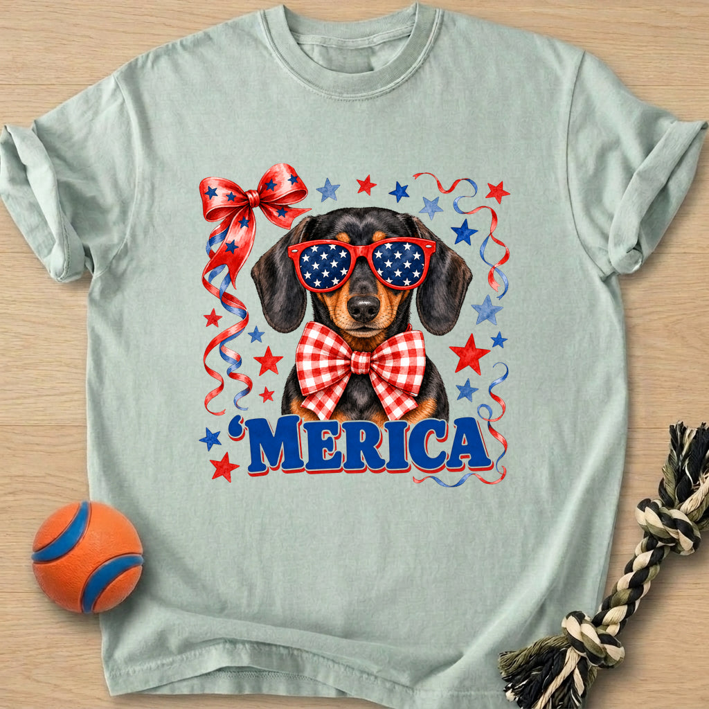 Merica Doxie T-Shirt – Bay t-shirt