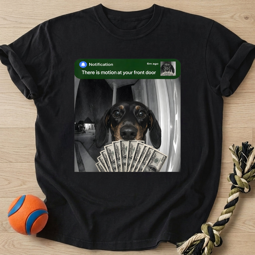 Motion Detected T-Shirt – Black t-shirt