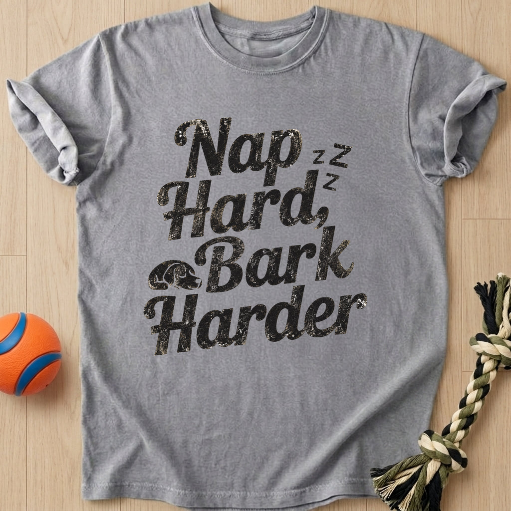 Nap Hard T-Shirt – Grey t-shirt