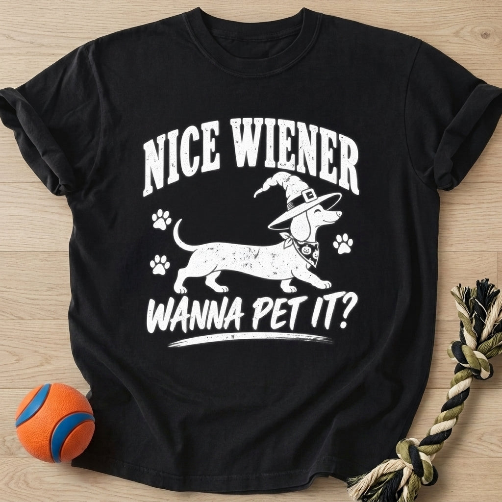 Nice Wiener T-Shirt – Black t-shirt