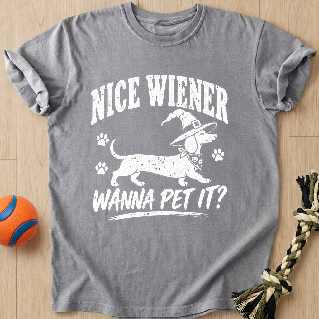 Nice Wiener T-Shirt – Grey t-shirt