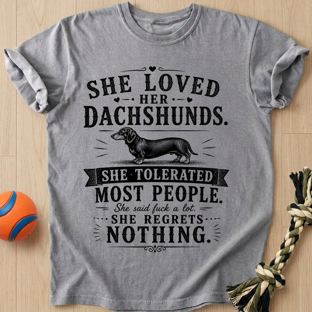 No Regrets T-Shirt – Grey t-shirt