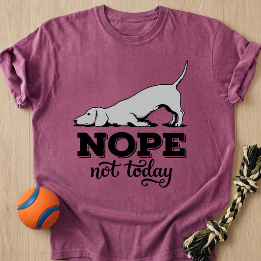 Nope Not Today T-Shirt – Berry t-shirt