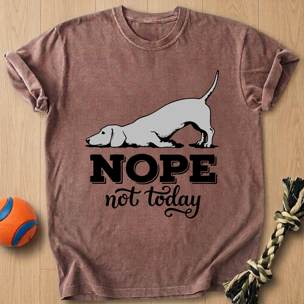 Nope Not Today T-Shirt – Espresso t-shirt