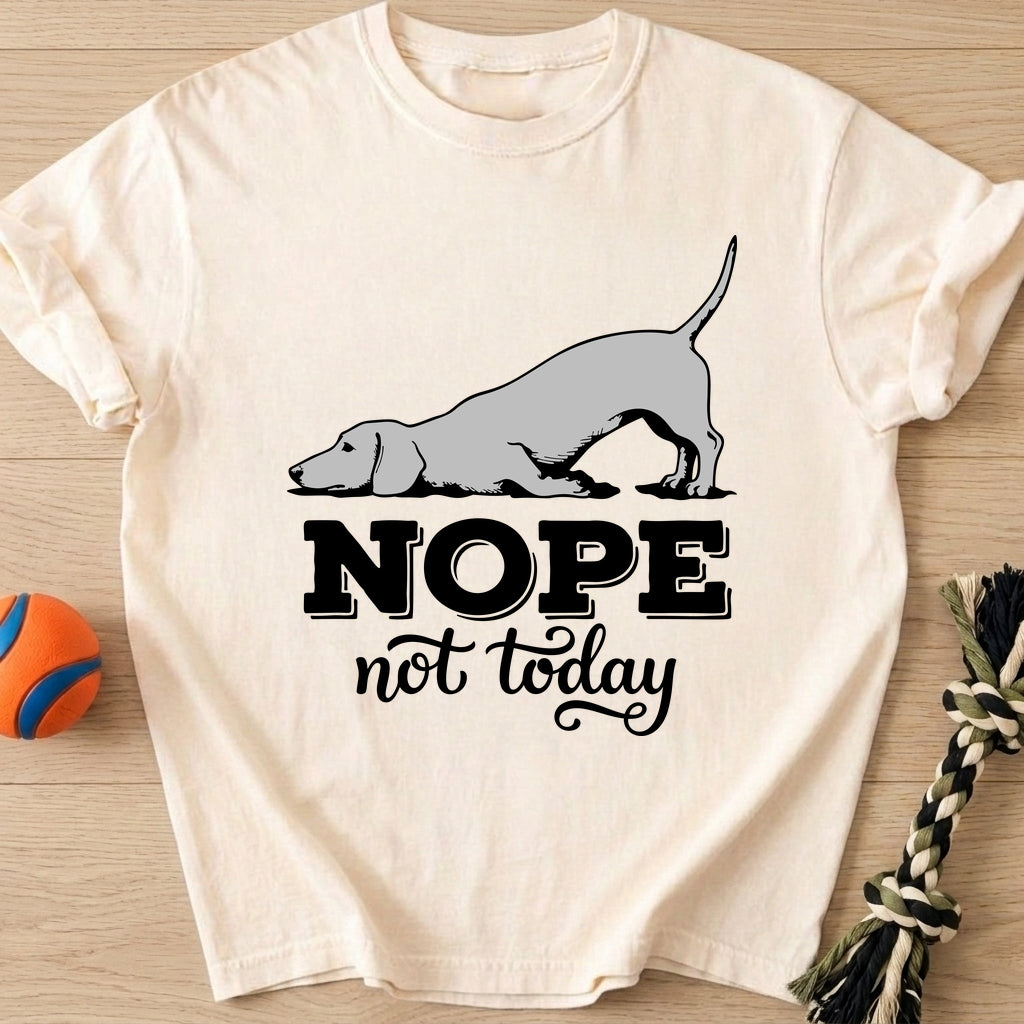 Nope Not Today T-Shirt – Ivory t-shirt