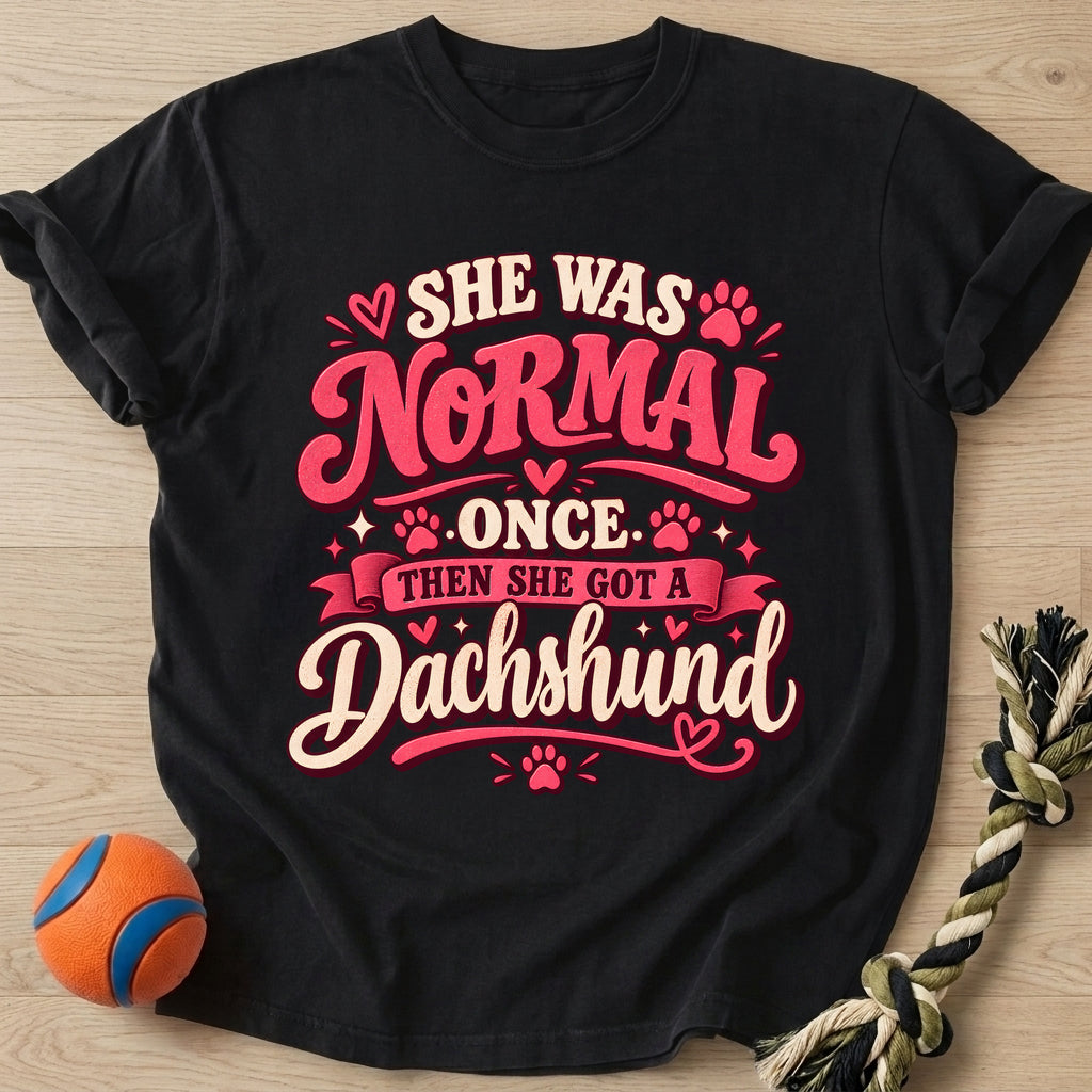 Normal Once T-Shirt – Black t-shirt