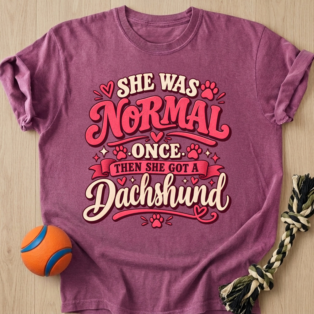 Normal Once T-Shirt – Berry t-shirt