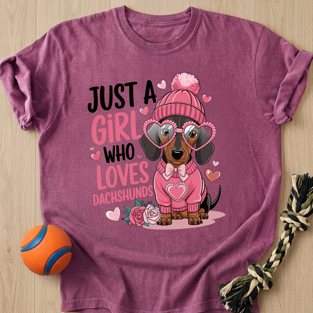 Girl Loves T-Shirt – Berry t-shirt