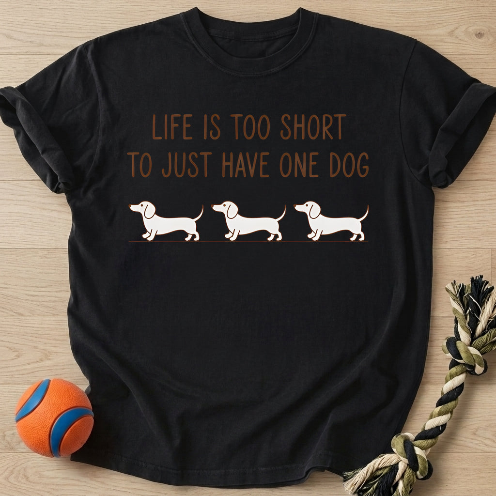 One Dog T-Shirt – Black t-shirt