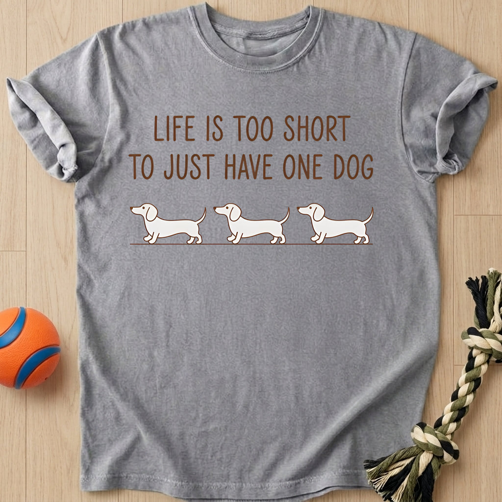 One Dog T-Shirt – Grey t-shirt
