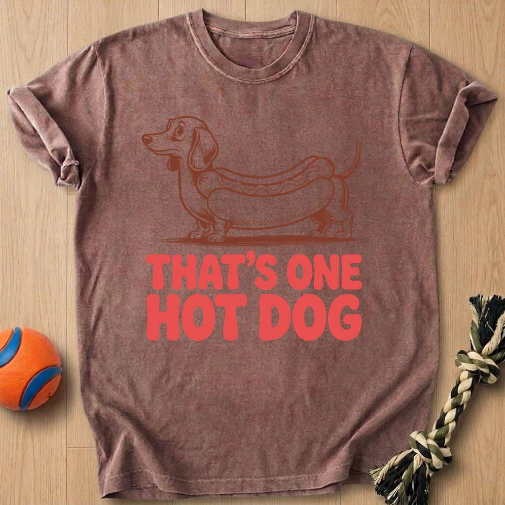 One Hot Dog T-Shirt – Espresso t-shirt