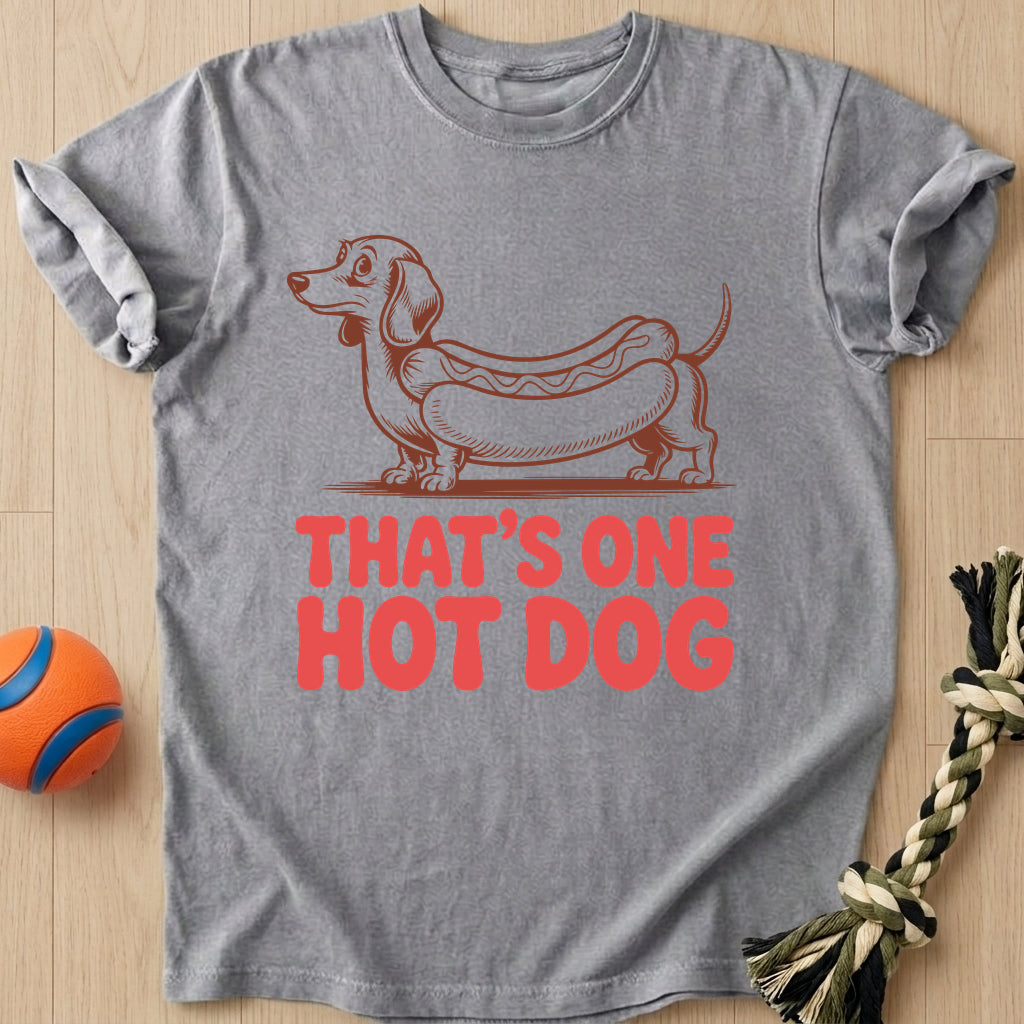 One Hot Dog T-Shirt – Grey t-shirt