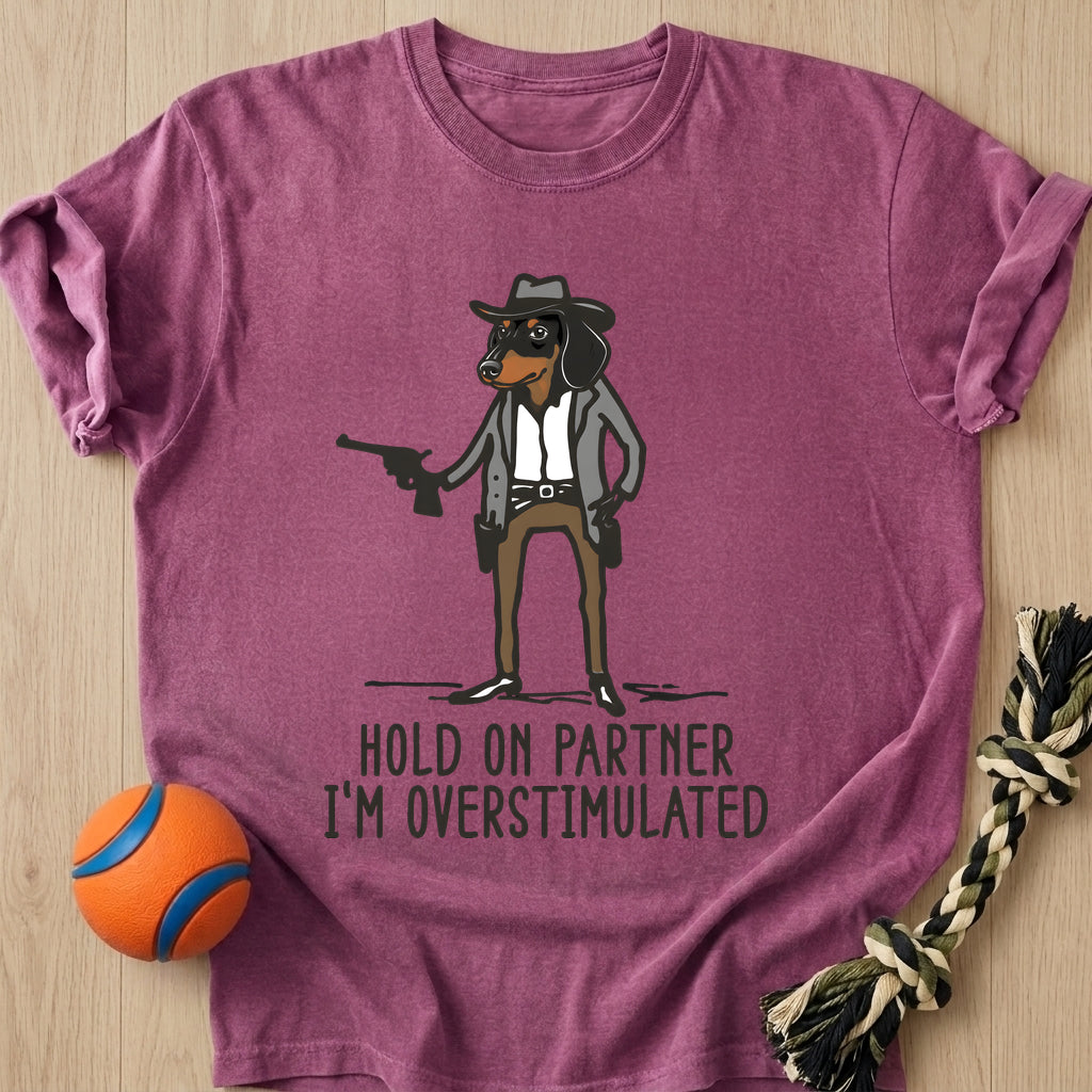 Overstimulated T-Shirt – Berry t-shirt