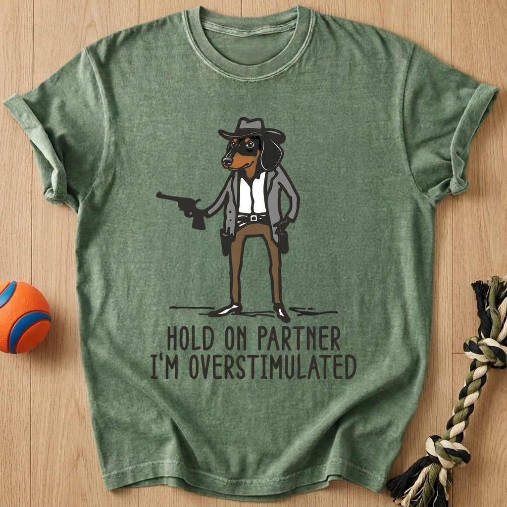 Overstimulated T-Shirt – Moss t-shirt