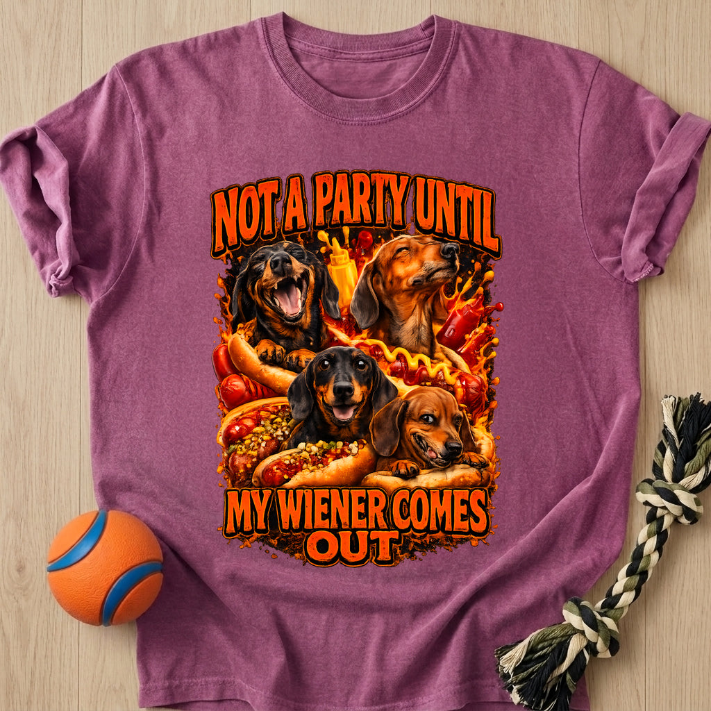 Party Wiener T-Shirt – Berry t-shirt