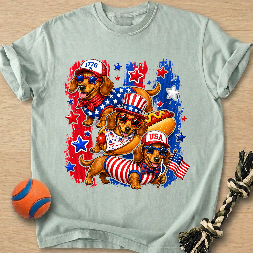 Patriotic Doxie T-Shirt – Bay t-shirt