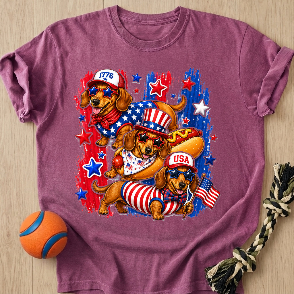 Patriotic Doxie T-Shirt – Berry t-shirt