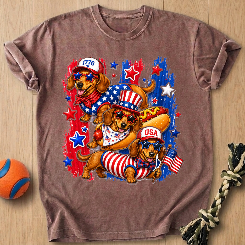 Patriotic Doxie T-Shirt – Espresso t-shirt
