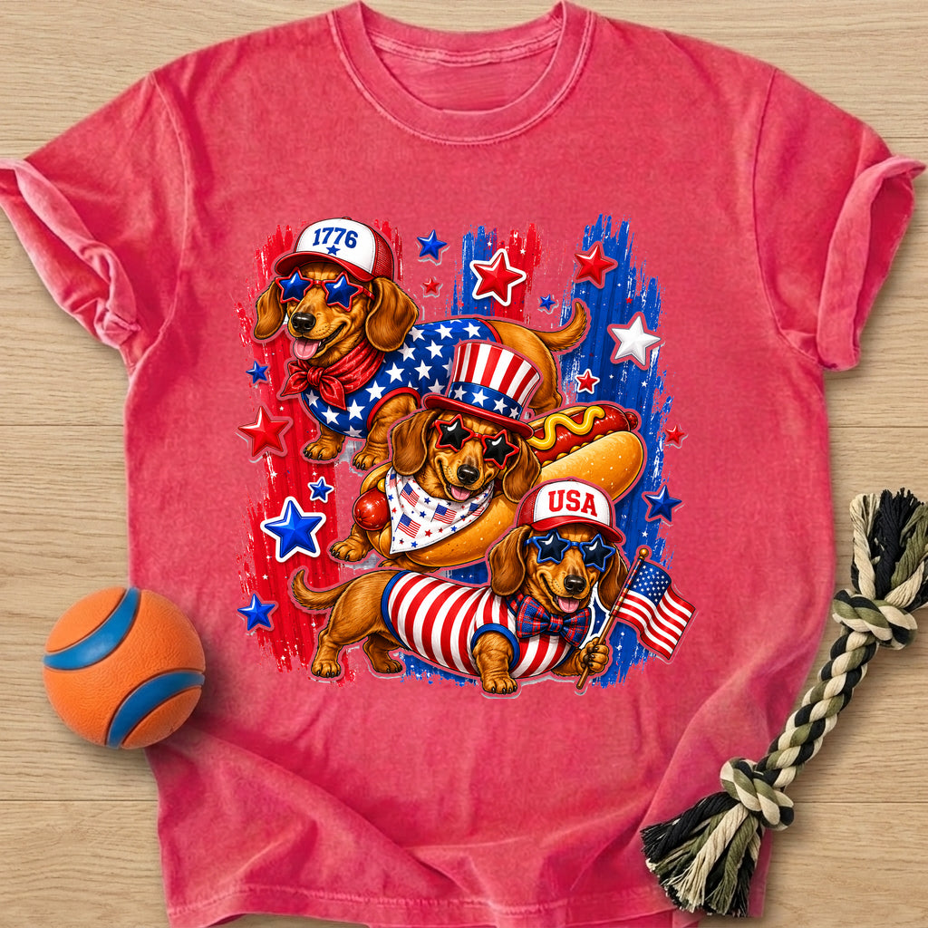 Patriotic Doxie T-Shirt – Watermelon t-shirt