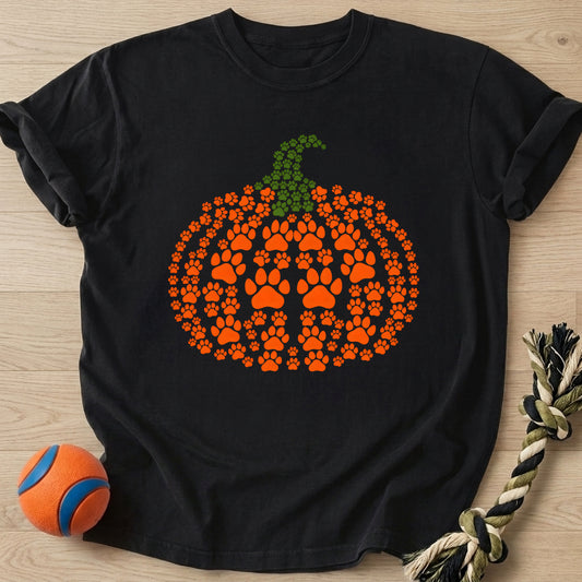 Paw Pumpkin T-Shirt – Black t-shirt