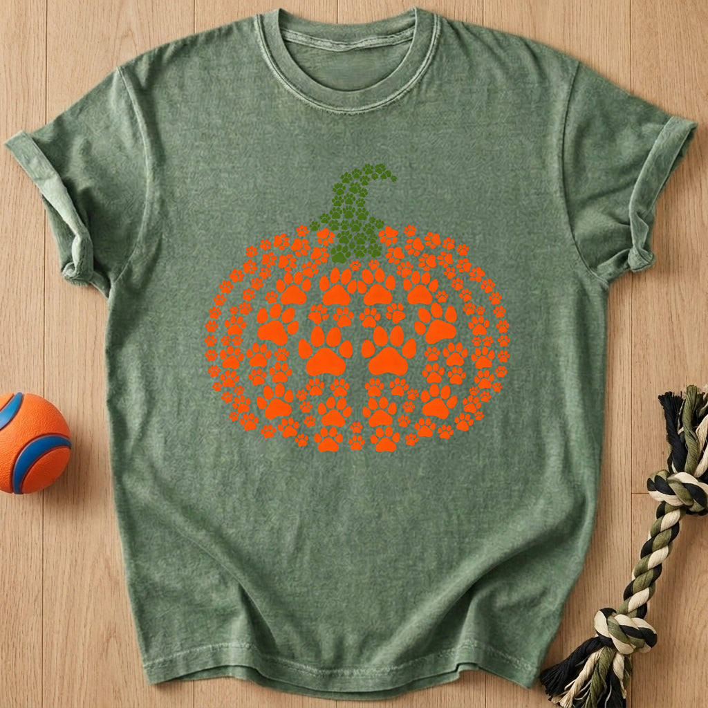 Paw Pumpkin T-Shirt – Moss t-shirt