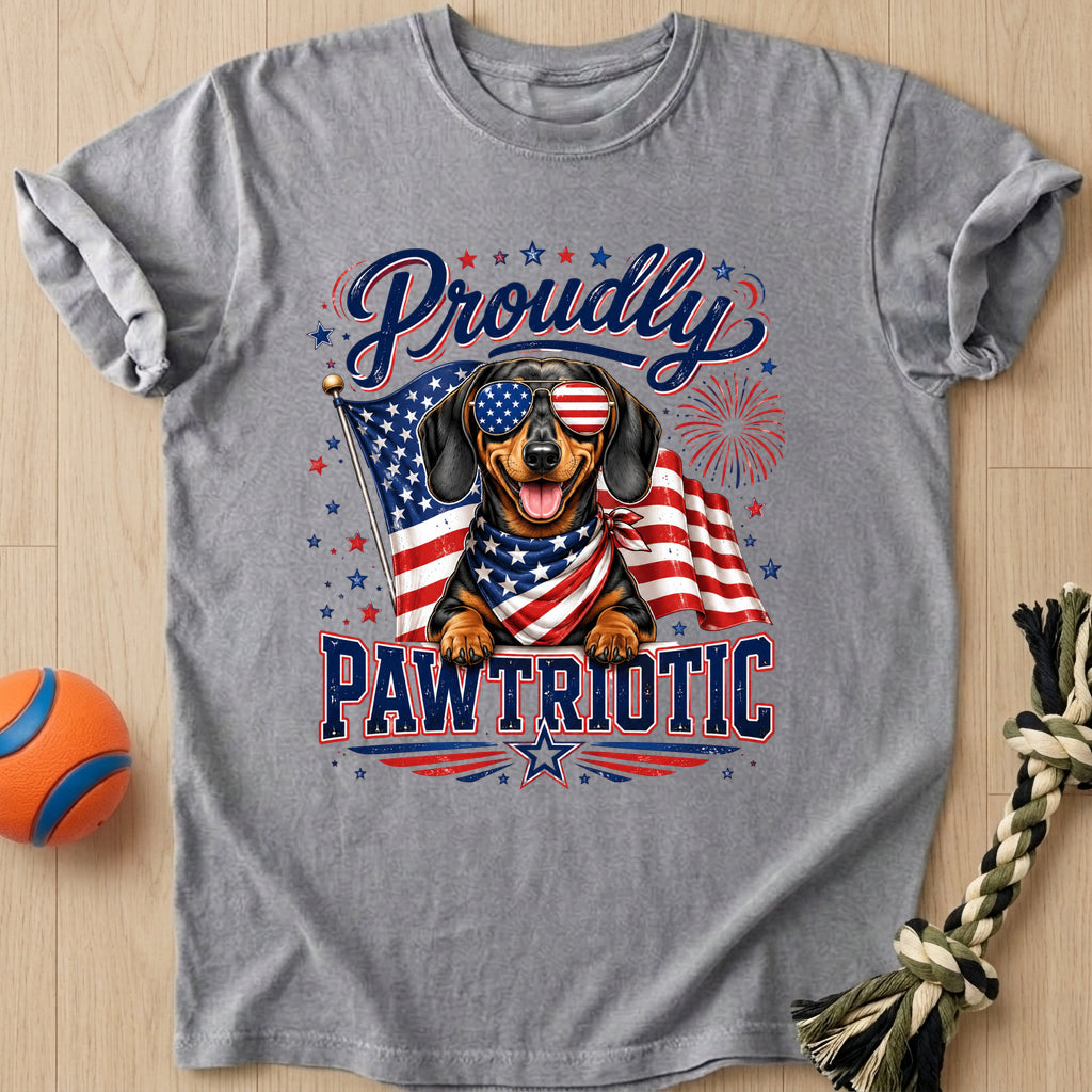 Pawtriotic T-Shirt – Grey t-shirt