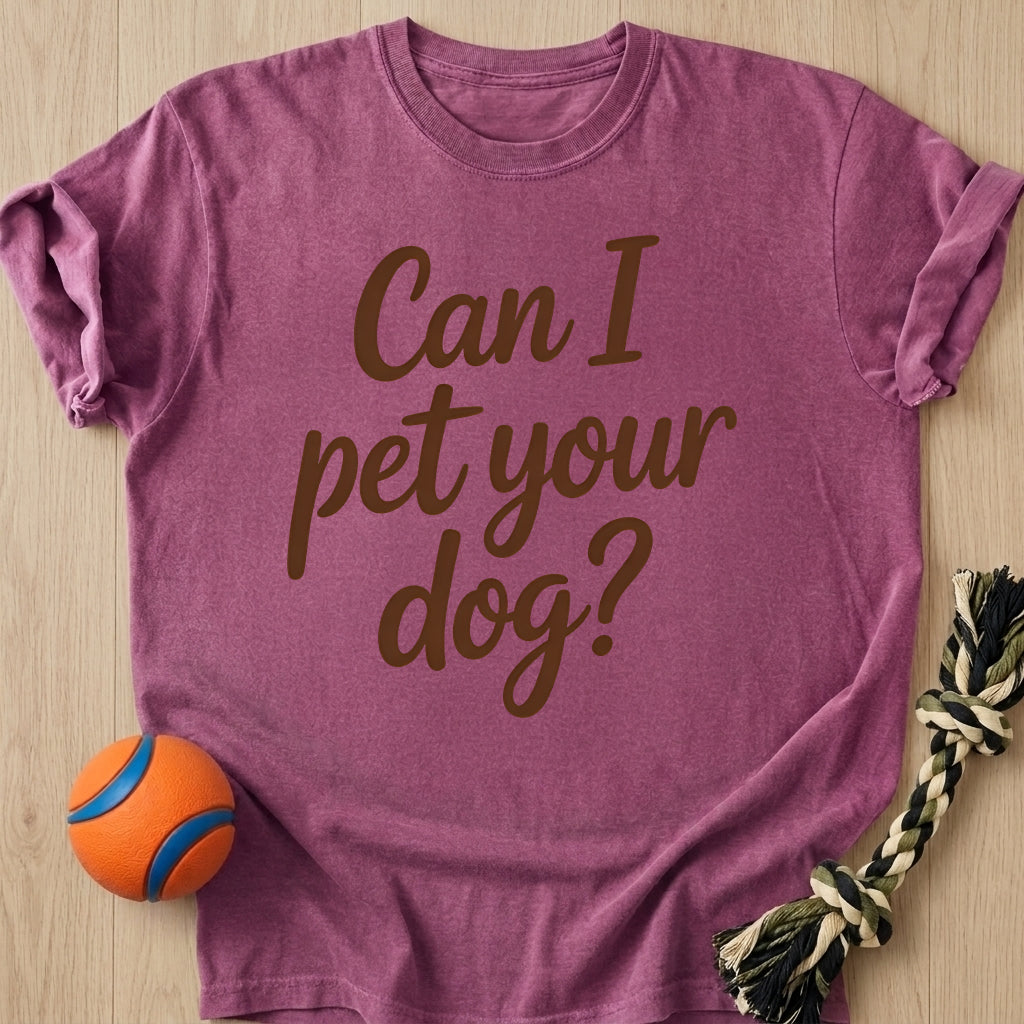 Pet Your Dog T-Shirt – Berry t-shirt