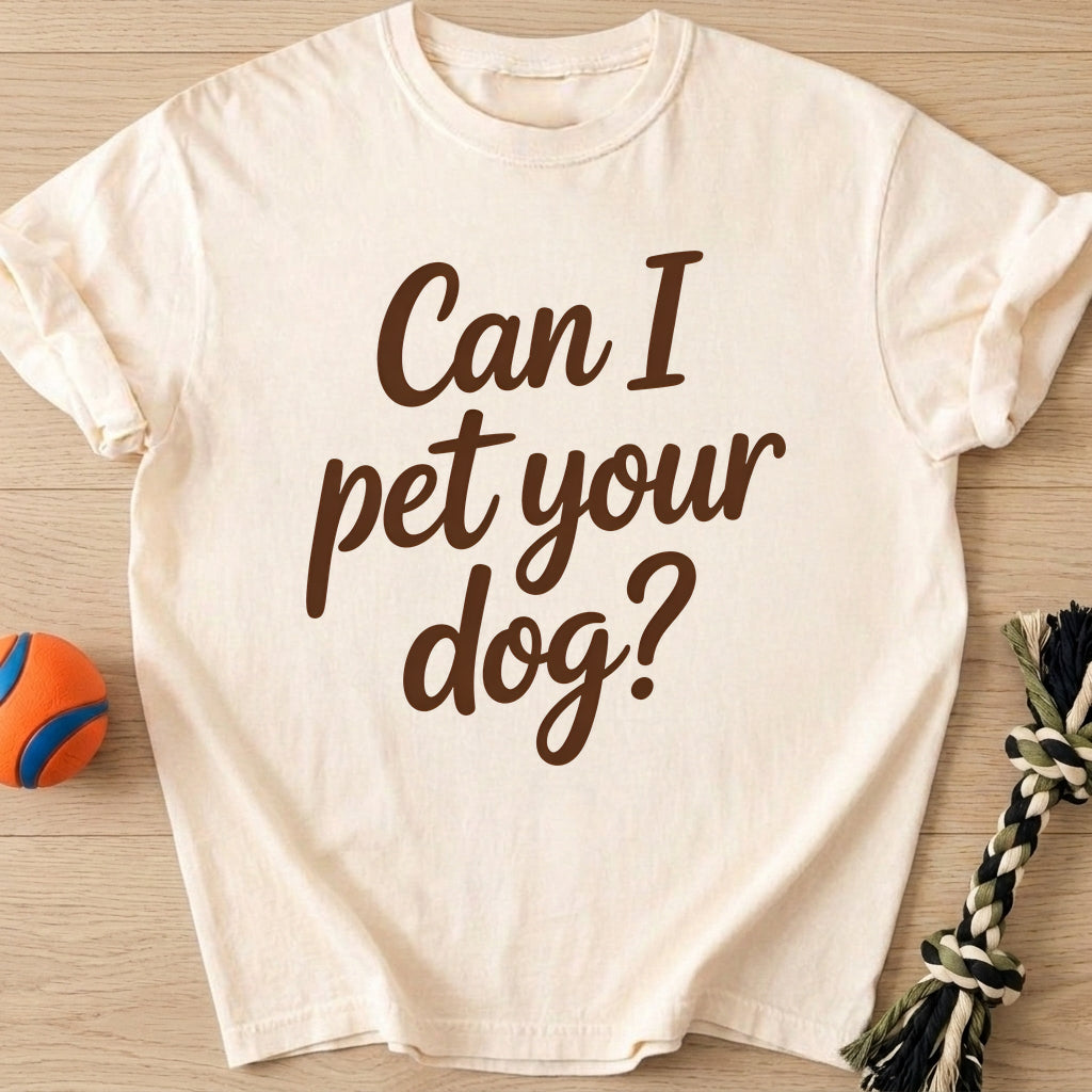 Pet Your Dog T-Shirt – Ivory t-shirt