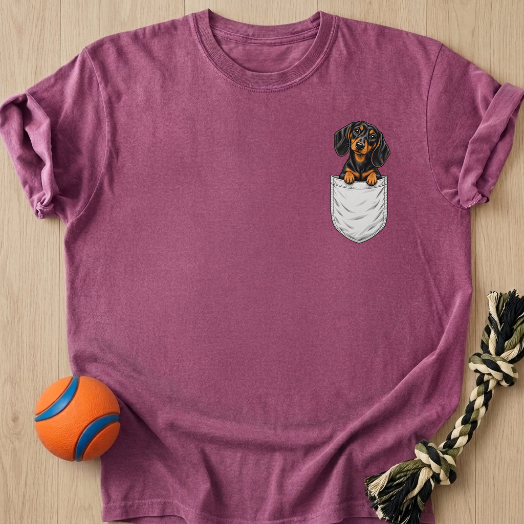Pocket Doxie T-Shirt – Berry t-shirt
