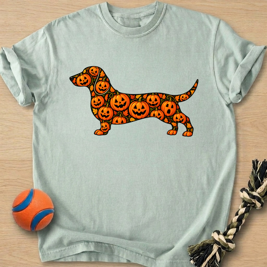 Pumpkin Doxie T-Shirt – Bay t-shirt