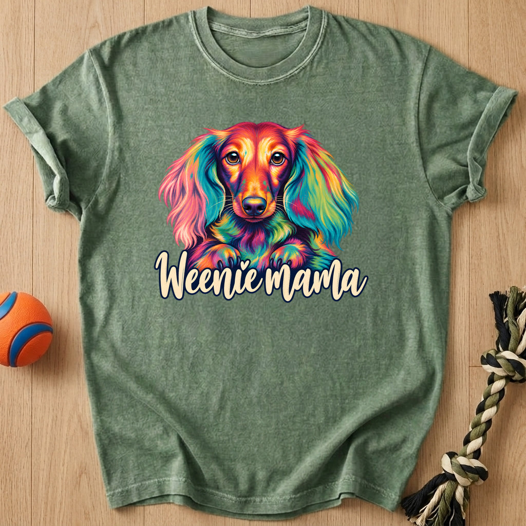 Rainbow Doxie T-Shirt – Moss t-shirt